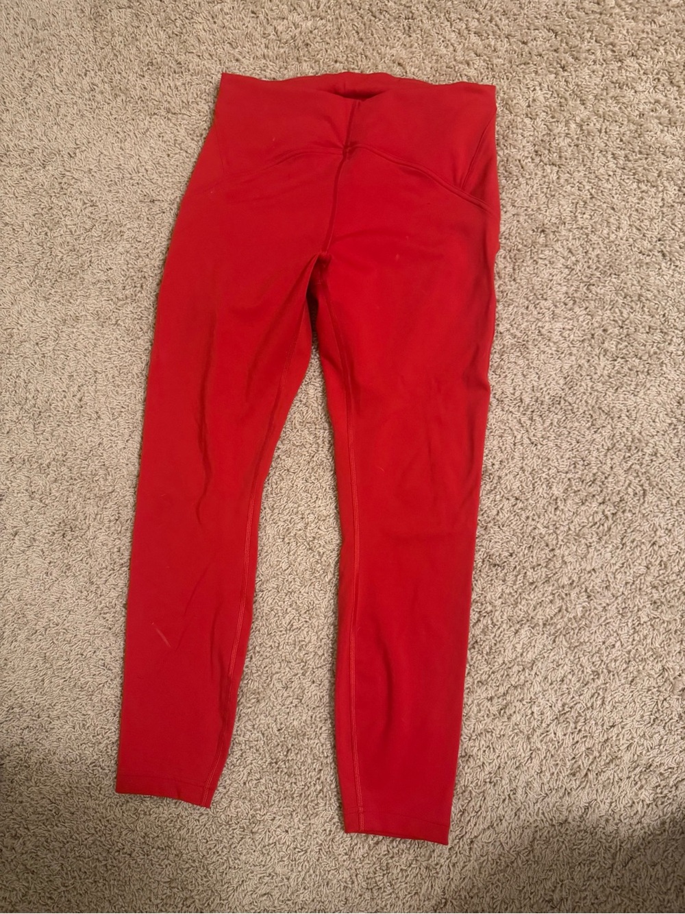 lululemon athletica women’s ' Bright Red Active Leggings
